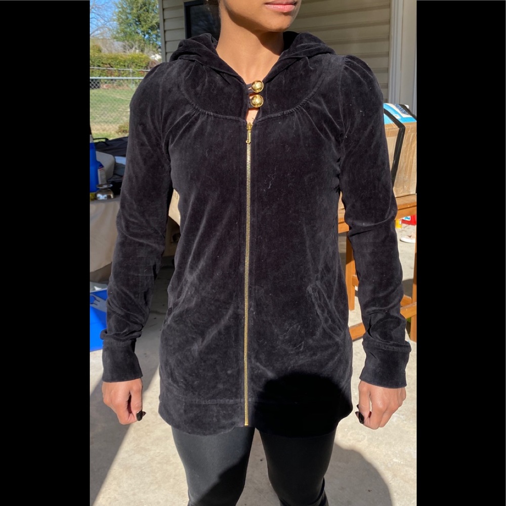 Beautiful Black velvet Juicy Couture size M